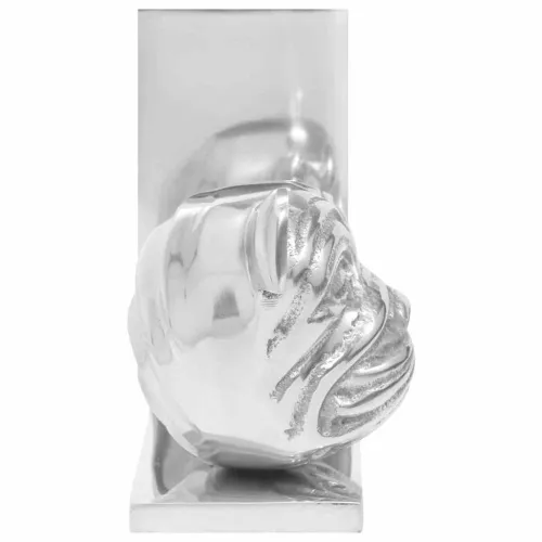 Držači za knjige 2 kom. Srebrno 8 x 12 x 16,5 cm Aluminij - Pas 8 x 12 x 16,5 cm Cijena
