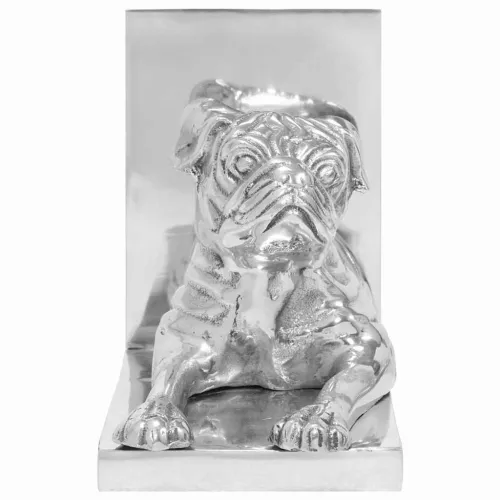 Držači za knjige 2 kom. Srebrno 12 x 15 x 18 cm Aluminij - Pas 12 x 15 x 18 cm Cijena