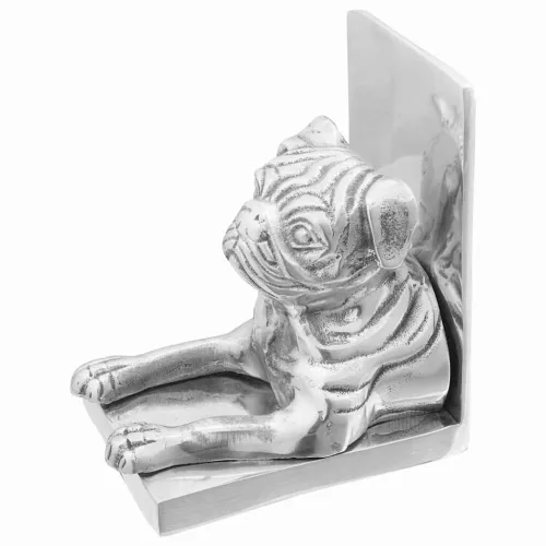 Držači za knjige 2 kom. Srebrno 12 x 15 x 18 cm Aluminij - Pas 12 x 15 x 18 cm Cijena