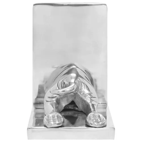 Držači za knjige 2 kom. Srebrno 12 x 15 x 18 cm Aluminij - Pas 12 x 15 x 18 cm Cijena