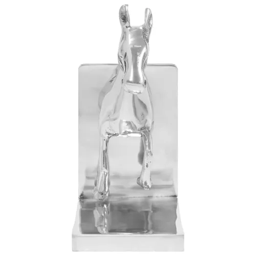 Držači za knjige 2 kom. Srebrno 11 x 14 x 25 cm Aluminij - Konj 11 x 14 x 25 cm Cijena