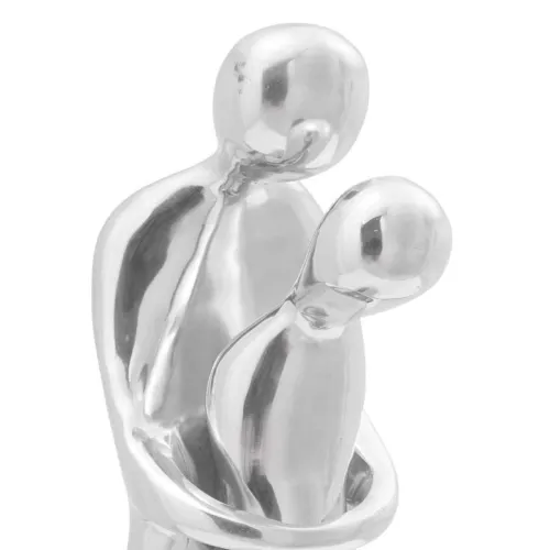 Skulptura Srebrna 10 x 16 x 49 cm Aluminij Cijena