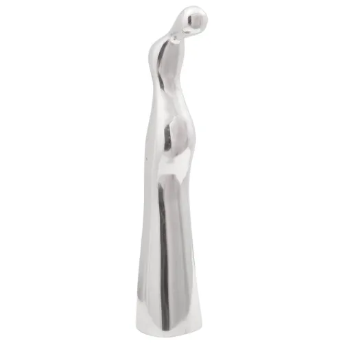 Skulptura Srebrna 10 x 16 x 49 cm Aluminij Cijena