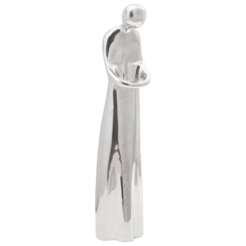 Skulptura Srebrna 10 x 16 x 49 cm Aluminij Cijena