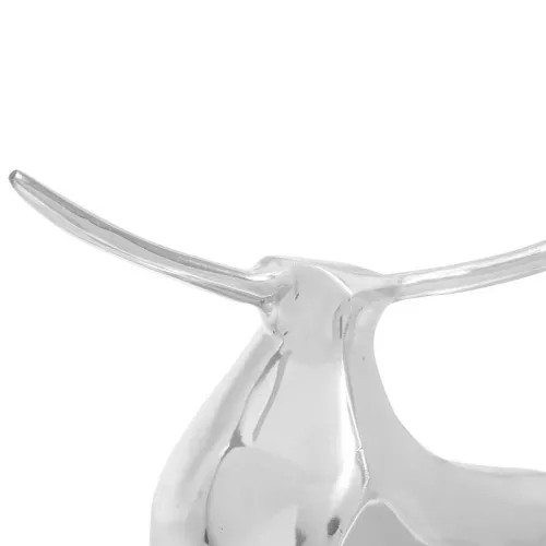 Skulptura bika Srebrno 37 x 44 x 17 cm Aluminij - 37 x 44 x 17 cm Cijena