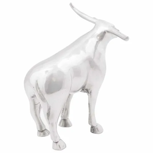 Skulptura bika Srebrno 20 x 17 x 23 cm Aluminij - 23 x 20 x 15 cm Cijena