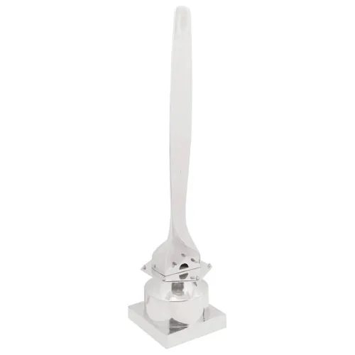 Skulptura Srebrna 26 x 26 x 110 cm Aluminij Cijena