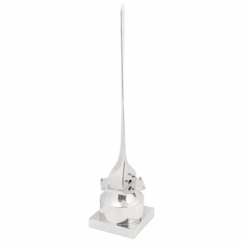 Skulptura Srebrna 26 x 26 x 110 cm Aluminij Cijena