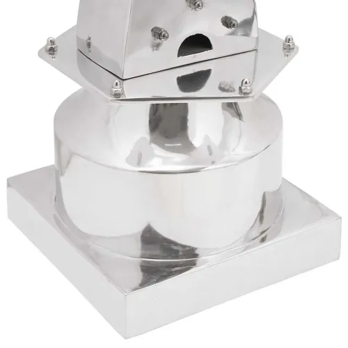 Skulptura Srebrna 26 x 26 x 110 cm Aluminij Cijena