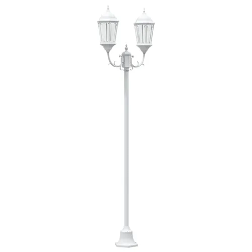 Vrtno svjetlo 68 x 20 x 235 cm Aluminij i staklo - Bijelo 2 Cijena