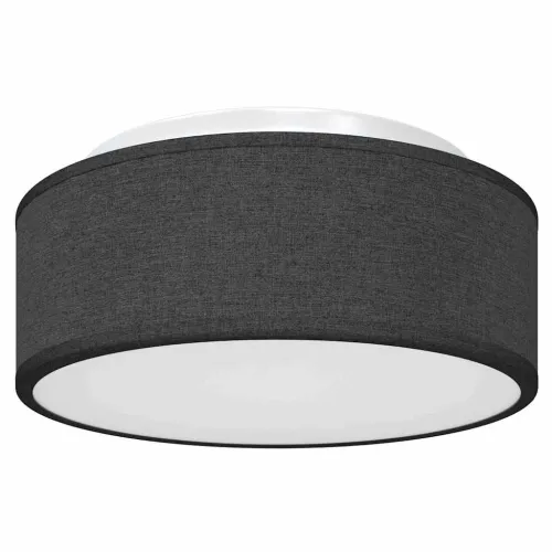 Stropna svjetiljka Crna 30 x 30 x 13,5 cm tkanina - Ø30 x 13,5 cm Crna bez zvjezdastog sjenila Cijena