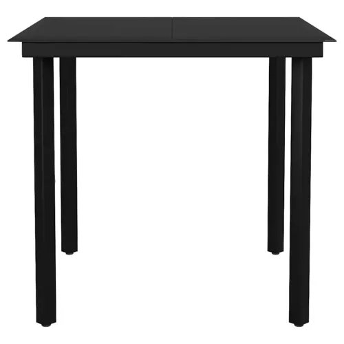 Vrtna garnitura - 5-dijelni vrtni blagovaonski set s jastucima poliratan i staklo - Smeđa 80 x 80 x 74 cm 4 Cijena