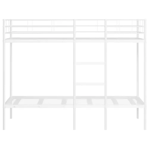 Krevet na kat bez madraca bijeli 90x190 cm čelik - Bijela 90 x 190 cm Cijena