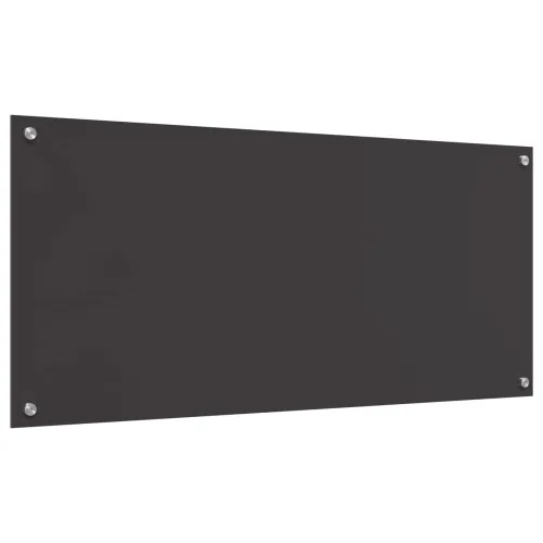 Kuhinjski zid Tamno siva 110 x 50 cm Staklo otporno na udarce - Tamno siva 110 x 50 x 0,6 cm 1 Cijena