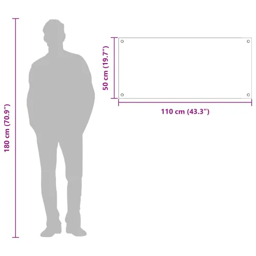 Kuhinjski zid Tamno siva 110 x 50 cm Staklo otporno na udarce - Tamno siva 110 x 50 x 0,6 cm 1 Cijena