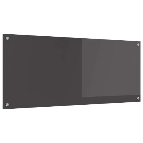 Kuhinjski zid Tamno siva 120 x 50 cm Staklo otporno na udarce - Tamno siva 120 x 50 x 0,6 cm 1 Cijena