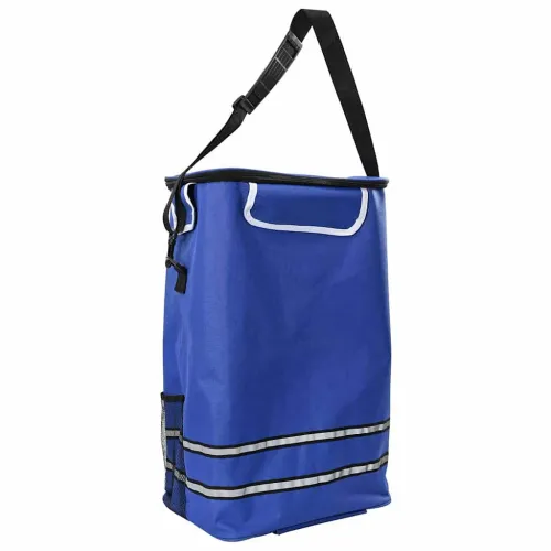 Kolica za kupovinu Plava 36,5 x 46,5 x 100,5 cm Oxford tkanina - Plava Cijena