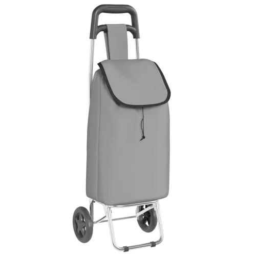 Kolica za kupovinu Siva 35 x 28 x 92 cm Oxford tkanina - Siva Cijena