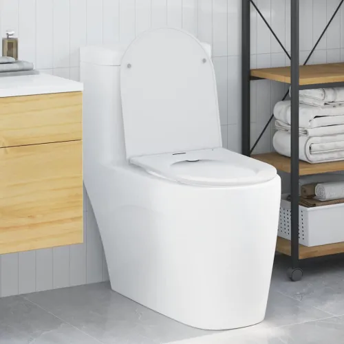 WC daska Bijela 47 x 36 x 3,4 cm Duroplast - Bijela Cijena