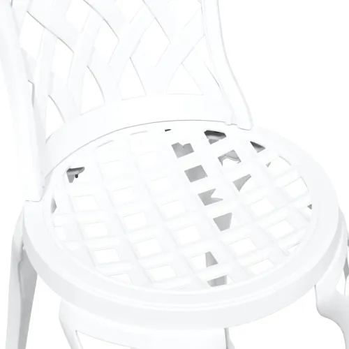 Bistro set za vrt 3 kom. Bijelo Aluminij - Bijelo Cijena