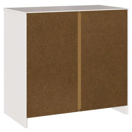 Kreveta Drammen Bijelo 79 x 43 x 75.5 cm Čvrsto borovo drvo - Bijelo Cijena