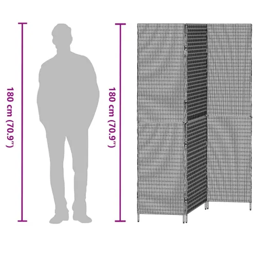 Pregradna pregača Bež 147 x 180 cm poliratan - Bež 3 panela 180 cm Cijena