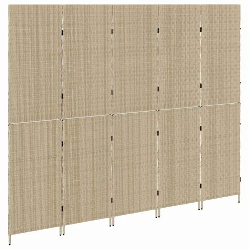 Pregradna pregača Bež 242 x 180 cm poliratan - Bež 5 panela 180 cm Cijena