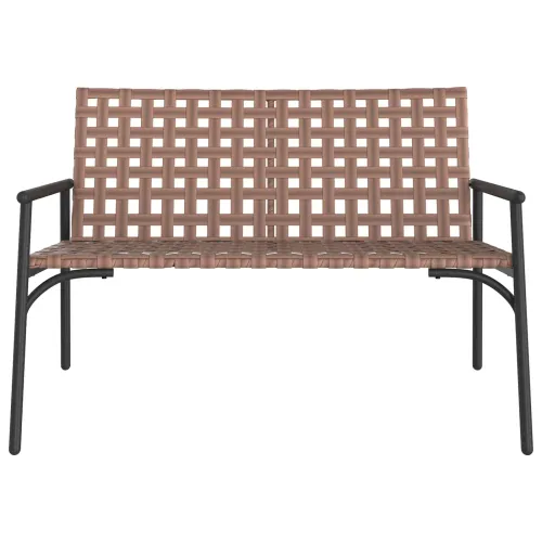 Vrtna stolica Smeđa poliratan - 110,5 x 79 x 75,5 cm Cijena