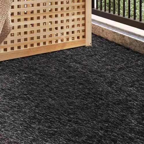 Umjetna trava 200 x 100 x 4 cm PP i PE - Crna 1 x 2 m 40 mm Cijena