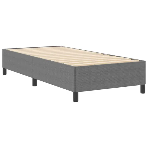 Box spring krevet Svjetlosiva 90 x 190 cm Kordura tekstil - Svjetlosiva 90 x 190 cm Cijena