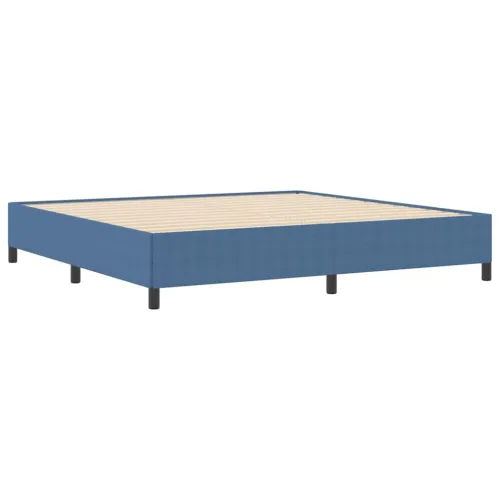 Box spring krevet Plava 200 x 200 cm Kordura tekstil - Plava 200 x 200 cm Cijena