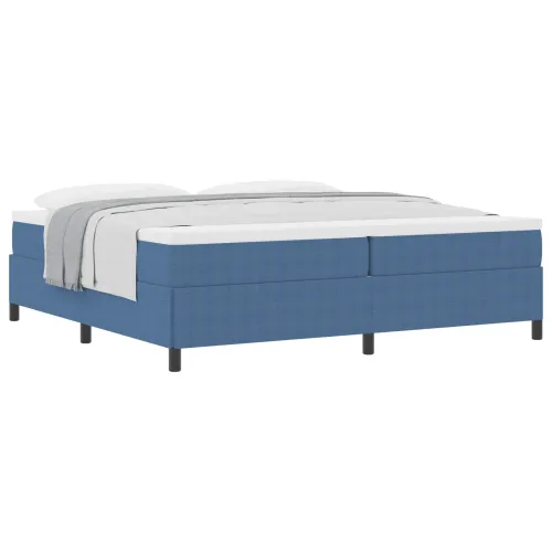 Box spring krevet Plava 200 x 200 cm Kordura tekstil - Plava 200 x 200 cm Cijena