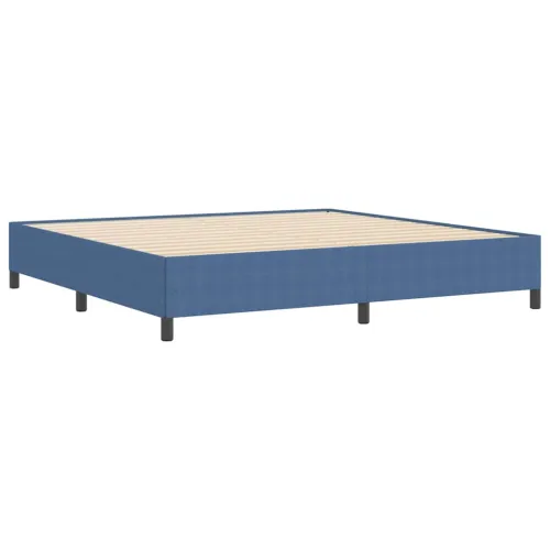 Box spring krevet Plava 200 x 200 cm Kordura tekstil - Plava 200 x 200 cm Cijena