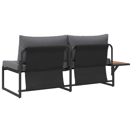 Vrtni kauč s jastukom Antracit 200,5 x 70 x 85,5 cm Čelik - Antracit Cijena