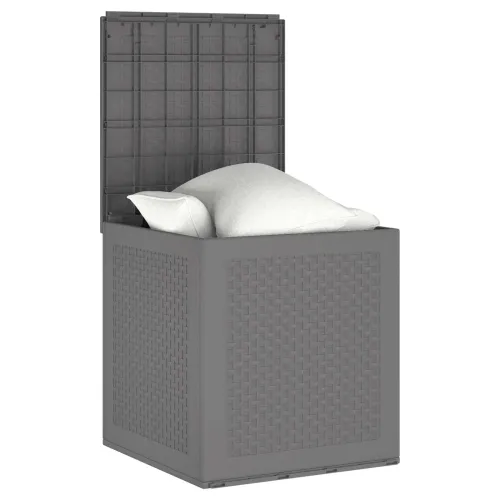 Kutija za spremanje Svijetlo siva 55 x 53 x 57 cm Polipropilen - Svjetlosiva Cijena