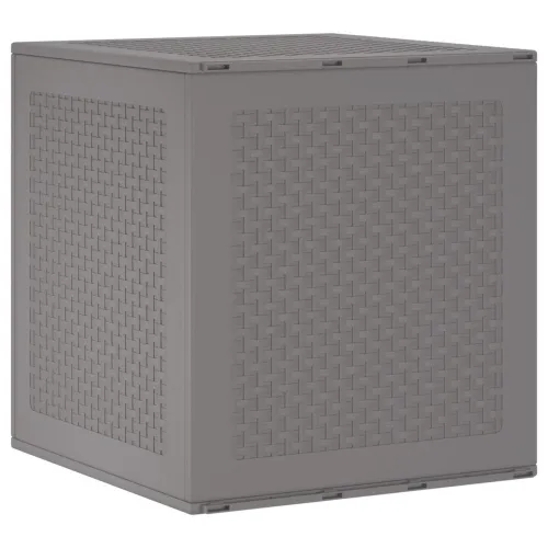 Kutija za spremanje Svijetlo siva 55 x 53 x 57 cm Polipropilen - Svjetlosiva Cijena