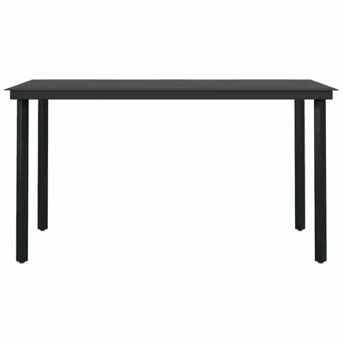 Vrtna garnitura - 5-dijelni vrtni blagovaonski set s jastucima poliratan i staklo - Smeđa 140 x 70 x 74 cm 4 Cijena