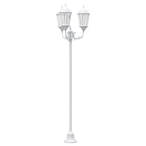 Vrtno svjetlo 57 x 49 x 241 cm Aluminij i staklo - Bijelo 3 Cijena