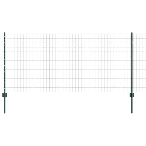 Euro ograda s postom 25 x 1 m Čelik premazan PVC-om Zelena - Zelena 25 x 1 m ograda (5 x 7,5 cm mreža) Cijena