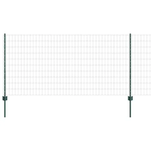 Euro ograda s postom 25 x 1 m Čelik premazan PVC-om Zelena - Zelena 25 x 1 m ograda (mreža 5 x 10 cm) Cijena