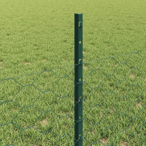 Heksagonalna ograda s stubom 25 x 0,5 m Čelik premazan PVC-om - Zelena 25 x 0,5 m ograda (mreža širine 5 cm) Cijena