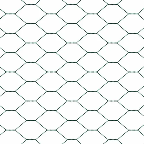 Heksagonalna ograda s stubom 25 x 0,5 m Čelik premazan PVC-om - Zelena 25 x 0,5 m ograda (mreža širine 5 cm) Cijena