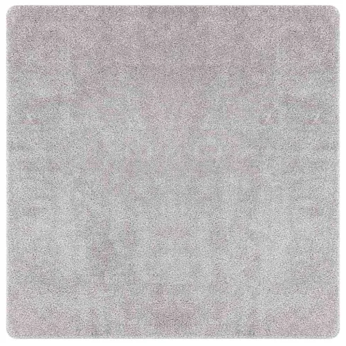 Protuklizni Shaggy Tepih Siva 200 x 200 cm PP - Siva 200 x 200 cm Cijena