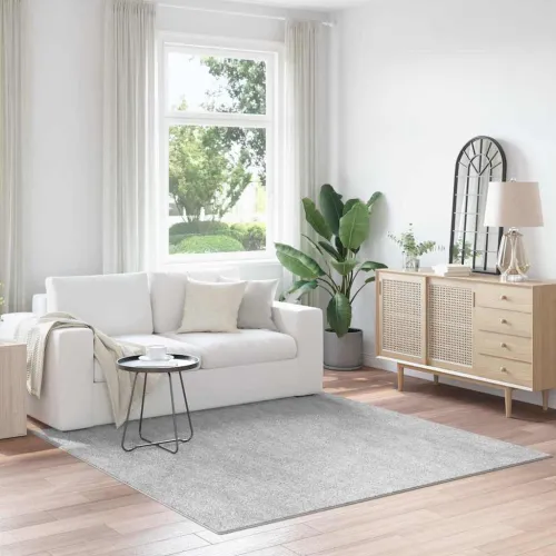 Protuklizni Shaggy Tepih Siva 200 x 200 cm PP - Siva 200 x 200 cm Cijena