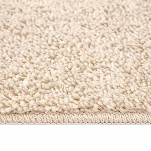 Protuklizni Shaggy Tepih Krem 120 x 120 cm PP - Krem 120 x 120 cm Cijena