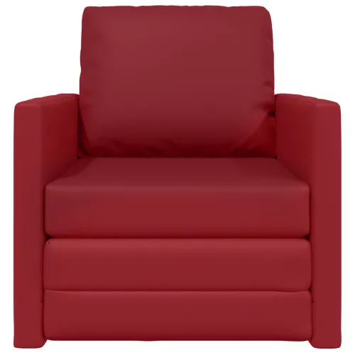 Krevet na razvlačenje 60cm Vinska crvena Umjetna koža - boja crnog vina 74 x 77 x 81 cm Cijena