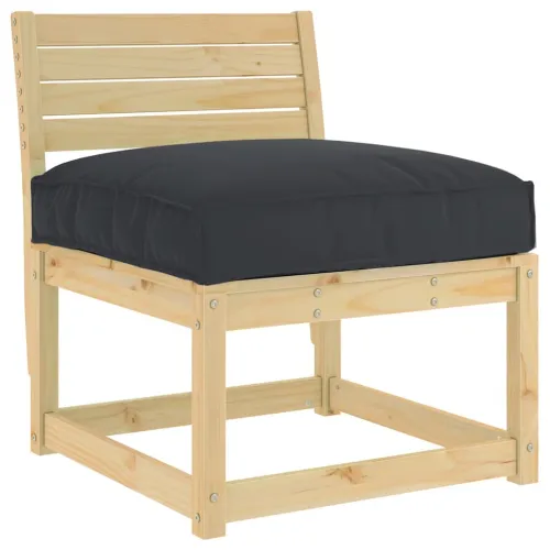 Jastuk Oxford tkanina Crna 80 x 80 x 12 cm - Set 2 kom - Crna - OUTLET – ZADNJI KOMAD   Cijena