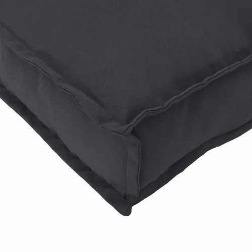 Jastuk Oxford tkanina Crna 80 x 80 x 12 cm - Set 2 kom - Crna - OUTLET – ZADNJI KOMAD   Cijena