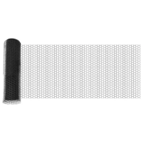 Heksagonalna ograda 0,8 x 10 m PVC Siva - 10 x 0,8 m 13 mm Siva Cijena