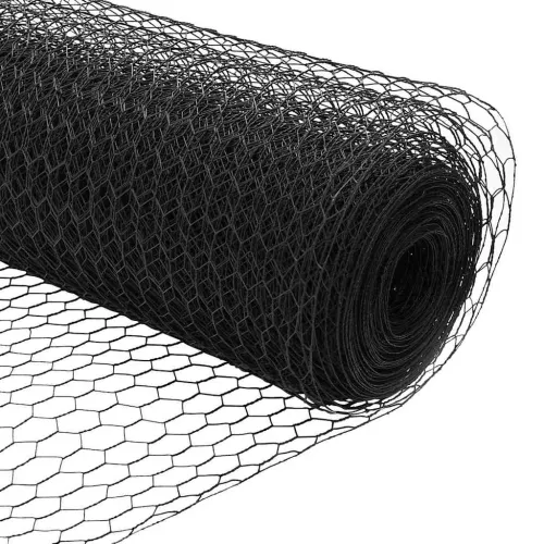 Heksagonalna ograda 1,4 x 50 m PVC Siva - 50 x 1,4 m 13 mm Siva Cijena